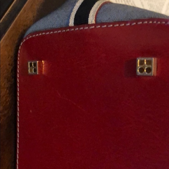 RARE! KATE SPADE denim shoulder bag. - Picture 7 of 8